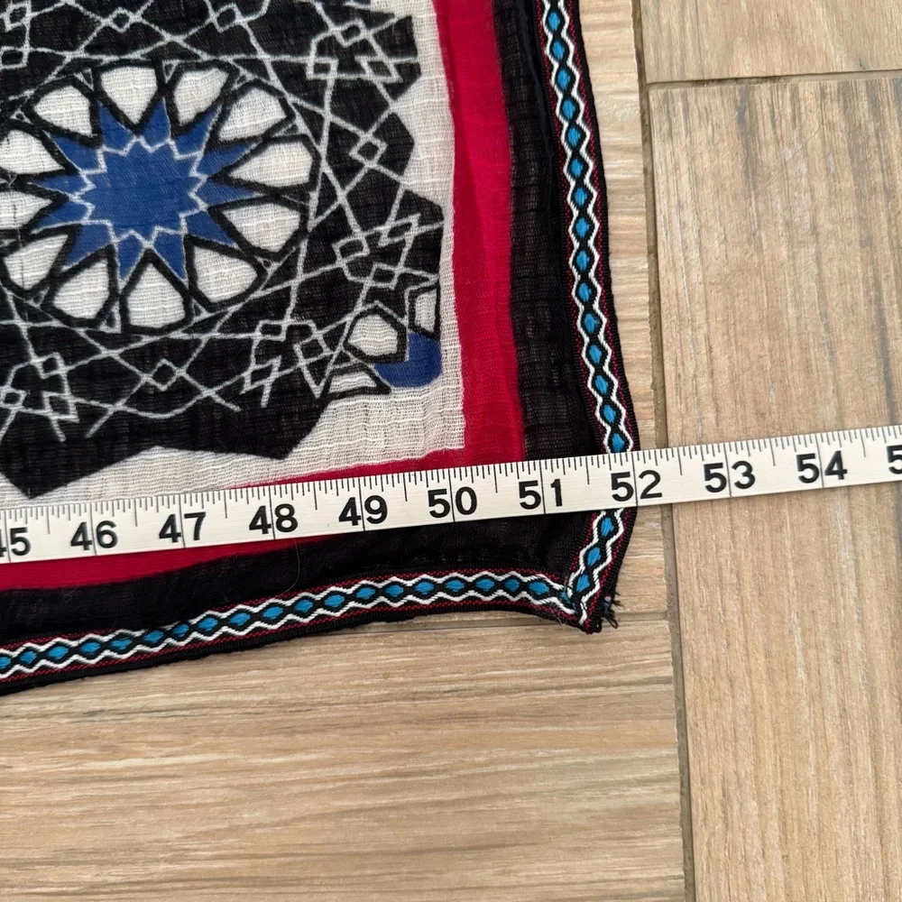 Oversized Asian Inspired Scarf